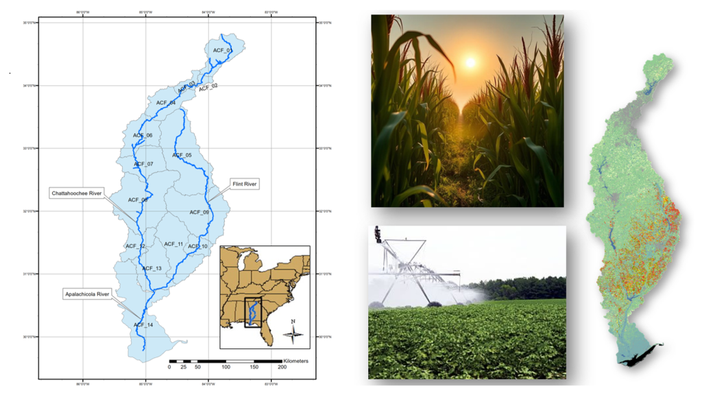 Climate-informed crop yield and irrigation projections for the ACF River Basin